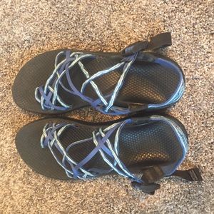 Blue Chaco sandals